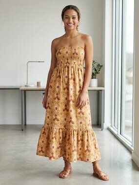 coral and blue maxi dress Coral Blue Chiffon Printed Midi Dress – Snazzy Stitches Boutique